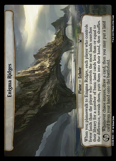 Enigma Ridges 2023 Magic: The Gathering March of the Machine Commander