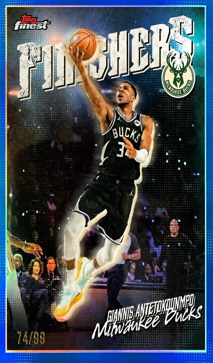 Giannis Antetokounmpo 2025 topps Topps Finest
