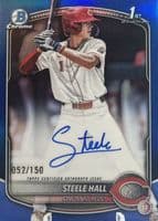 Steele Hall trading card