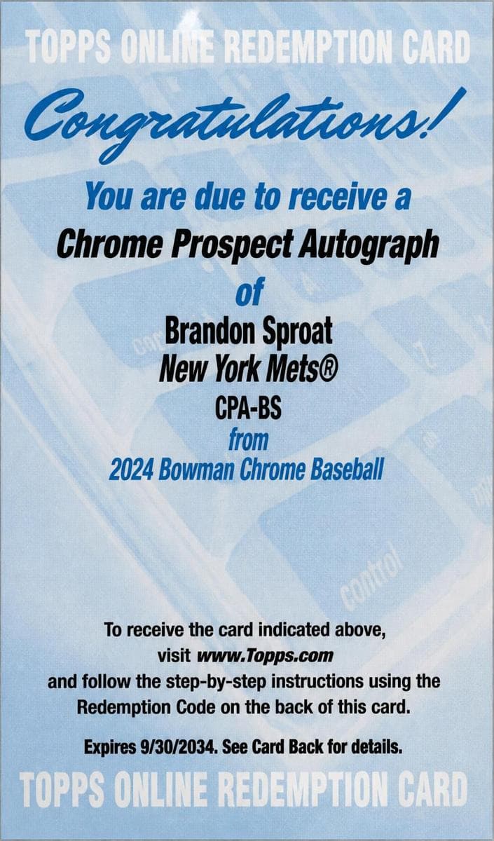 Brandon Sproat #CPA-BS
