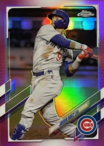 Javier Baez 2021 topps Topps Chrome
