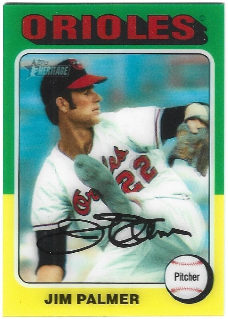 Jim Palmer 2024 topps Topps Heritage