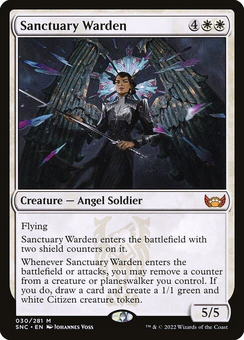 Sanctuary Warden 2022 Magic: The Gathering