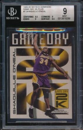 Shaquille O'Neal 1999 skybox Dominion