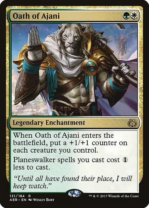 Oath of Ajani 2017 Magic: The Gathering Aether Revolt