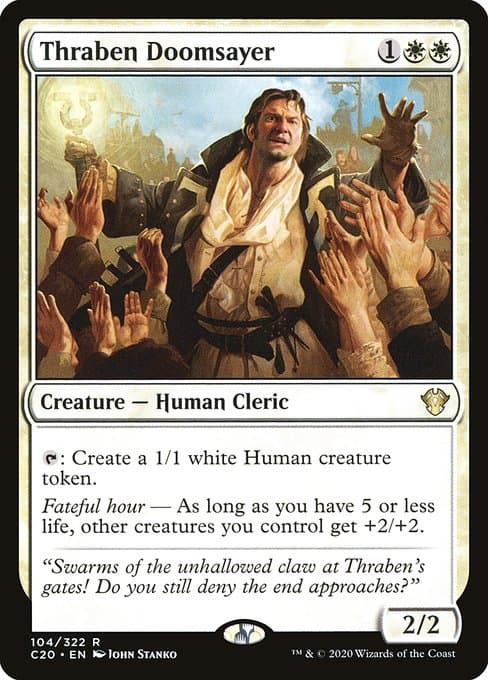 Thraben Doomsayer 2012 Magic: The Gathering Dark Ascension