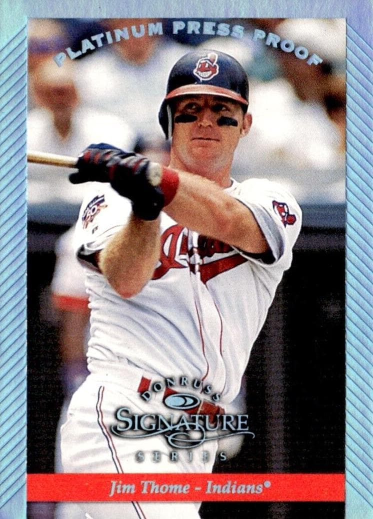 Jim Thome 1997 panini Donruss Signature Series