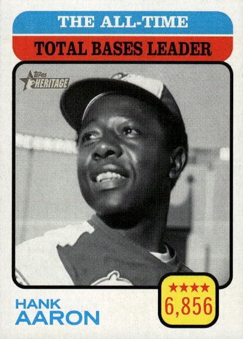 Hank Aaron 2022 topps Topps Heritage