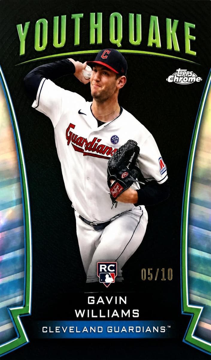 Gavin Williams 2024 topps Topps Chrome