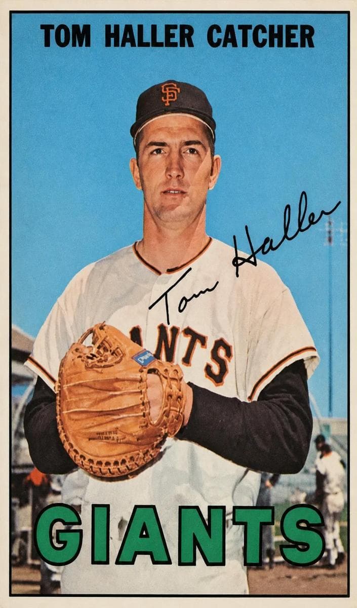 Tom Haller 1967 topps O-Pee-Chee