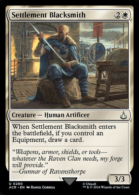 Settlement Blacksmith 2024 Magic: The Gathering Assassin's Creed