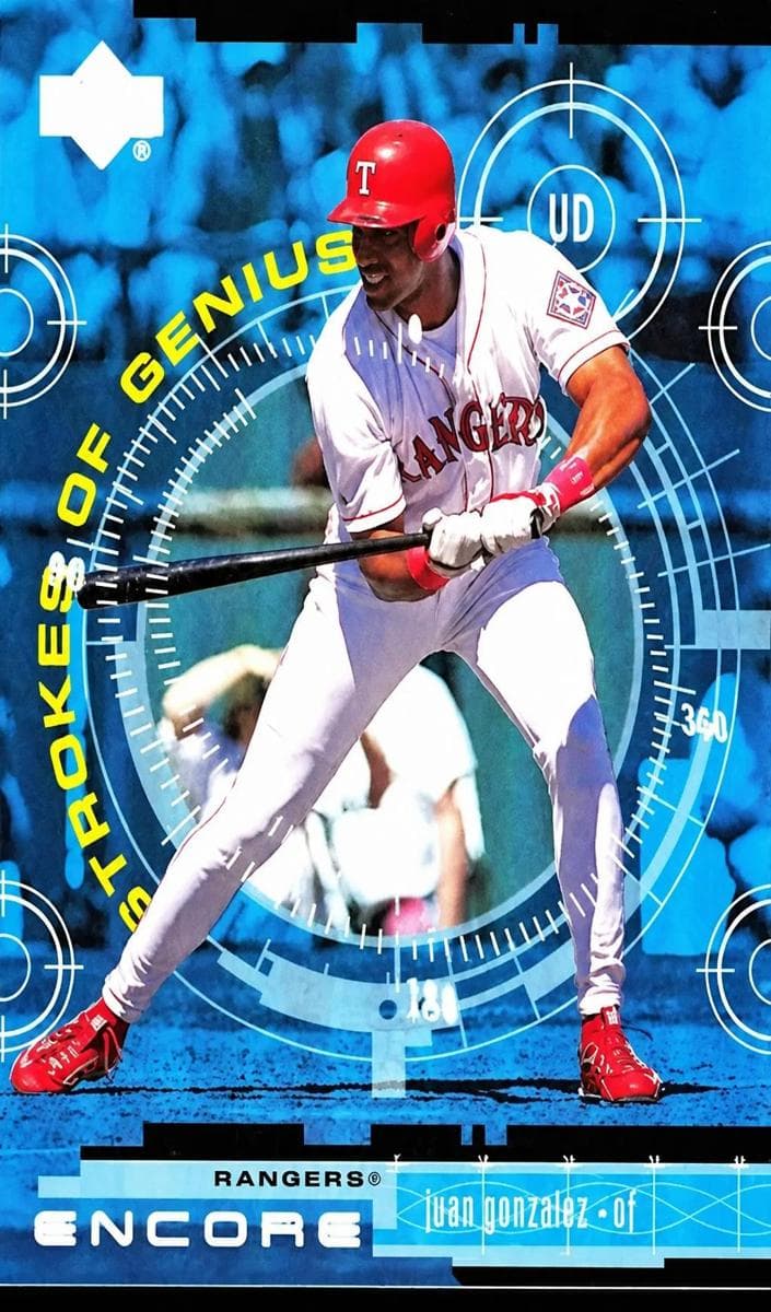 Juan Gonzalez 1999 upper-deck Upper Deck Encore