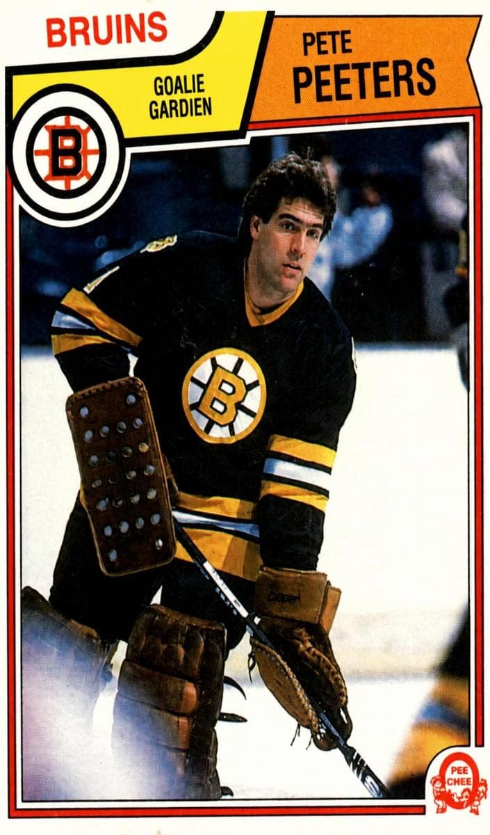 Pete Peeters 1983 topps O-Pee-Chee