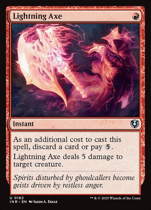 Lightning Axe 2006 Magic: The Gathering Time Spiral Foil