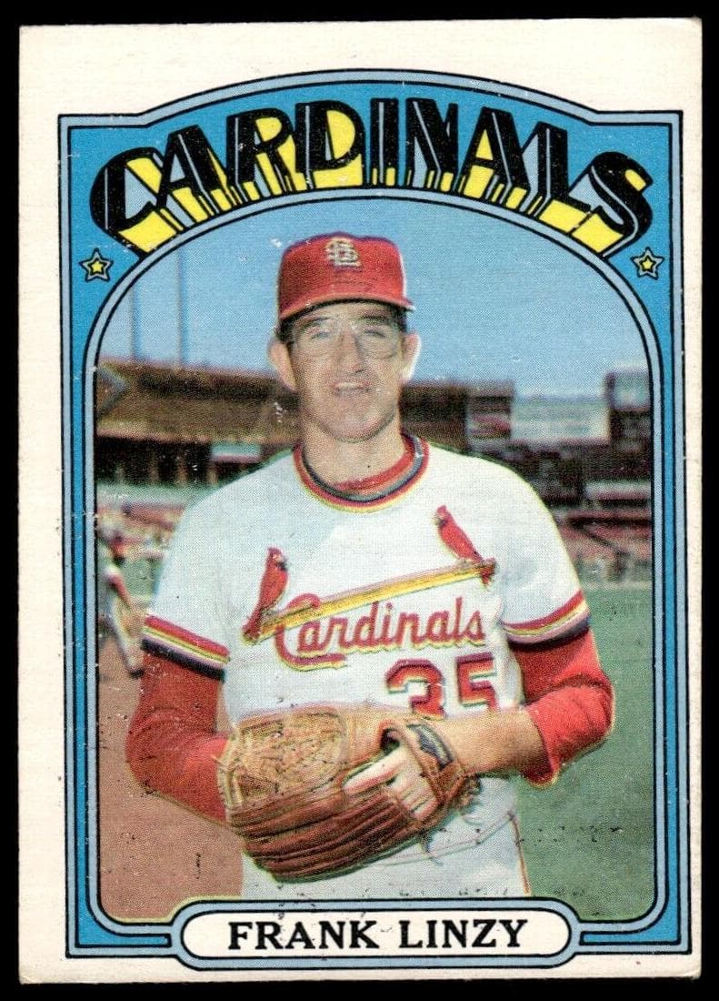 Frank Linzy 1972 topps O-Pee-Chee