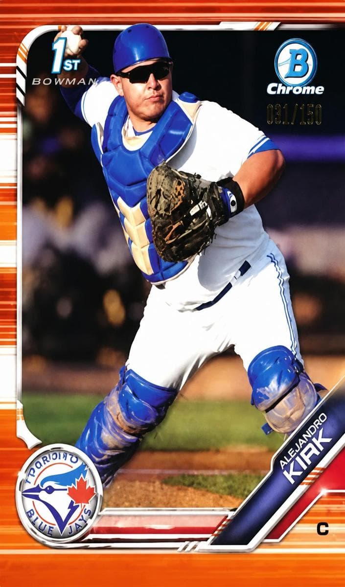 Alejandro Kirk 2019 bowman Bowman Chrome