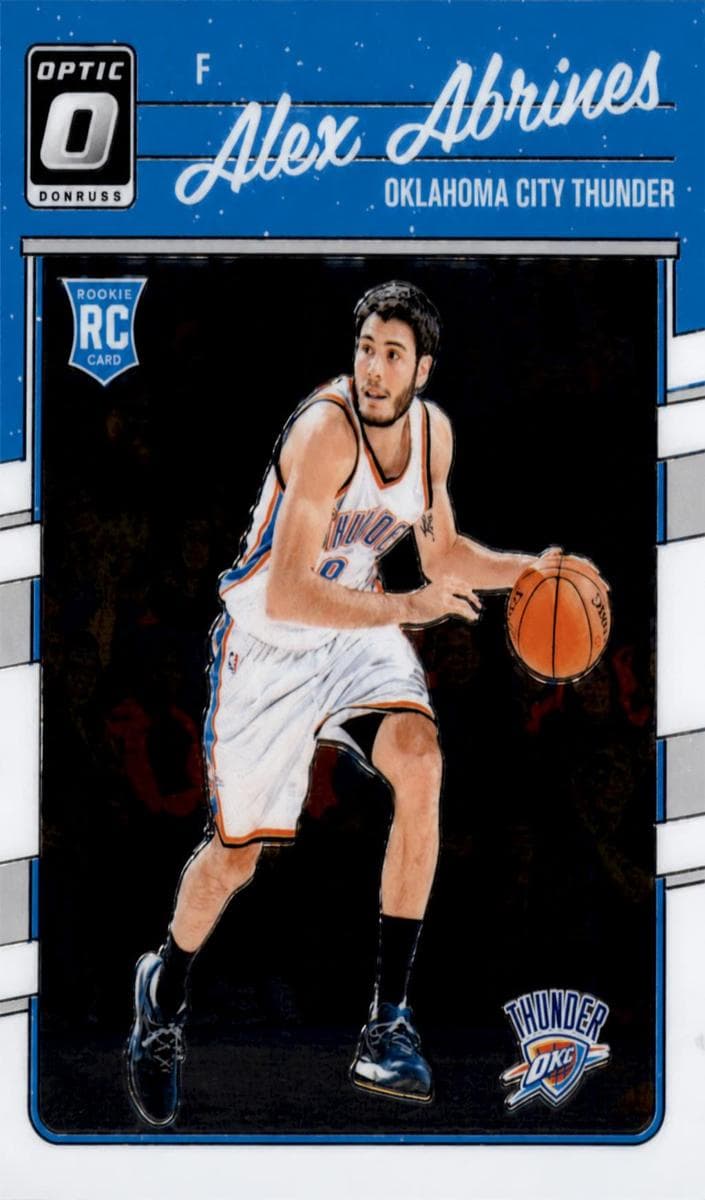 Alex Abrines 2016 panini Donruss Optic