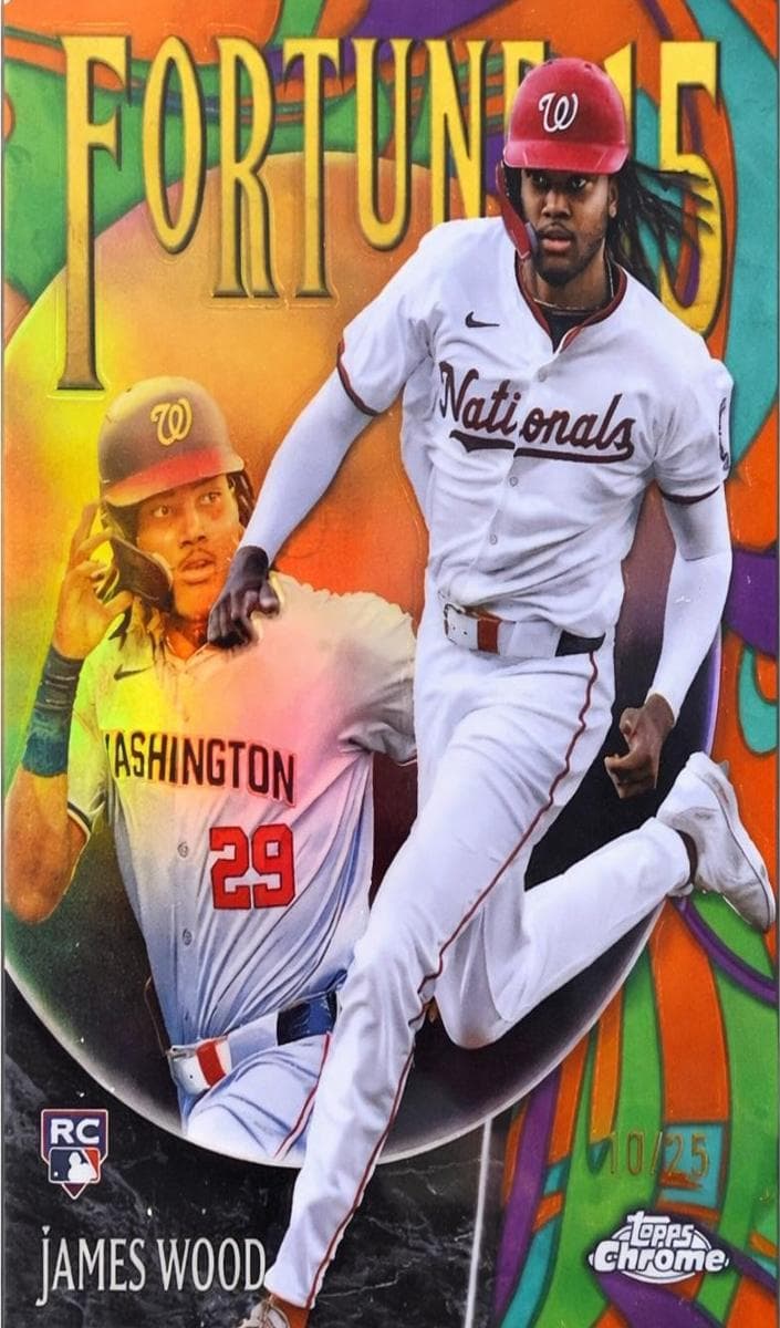 James Wood 2025 topps Chrome