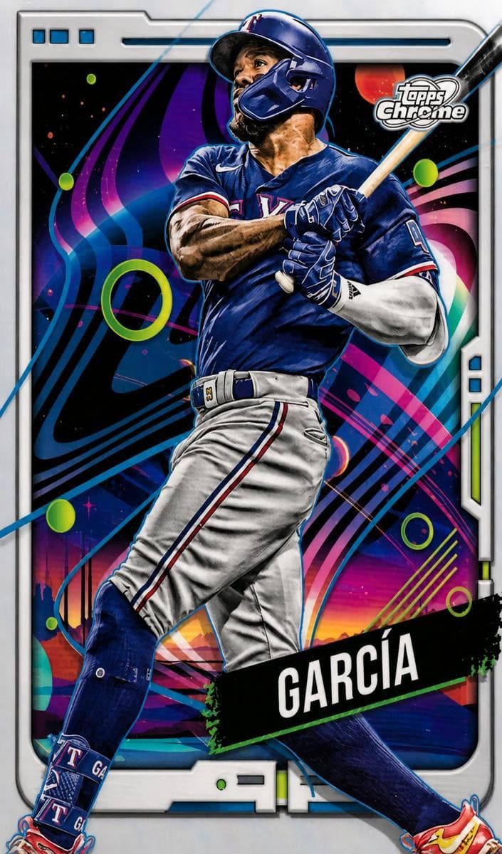 Adolis García 2024 topps Topps Cosmic Chrome