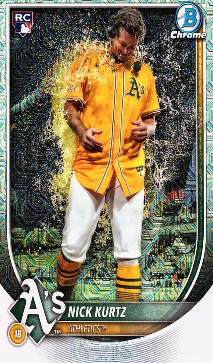Nick Kurtz 2025 bowman Bowman Chrome Mega Box