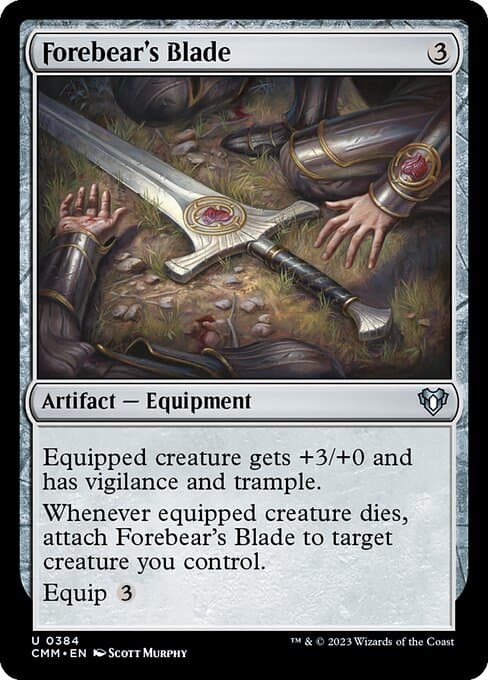 Forebear's Blade 2018 Magic: The Gathering Dominaria Foil