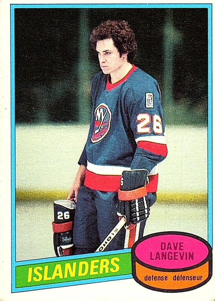 Dave Langevin 1980 o-pee-chee O-Pee-Chee