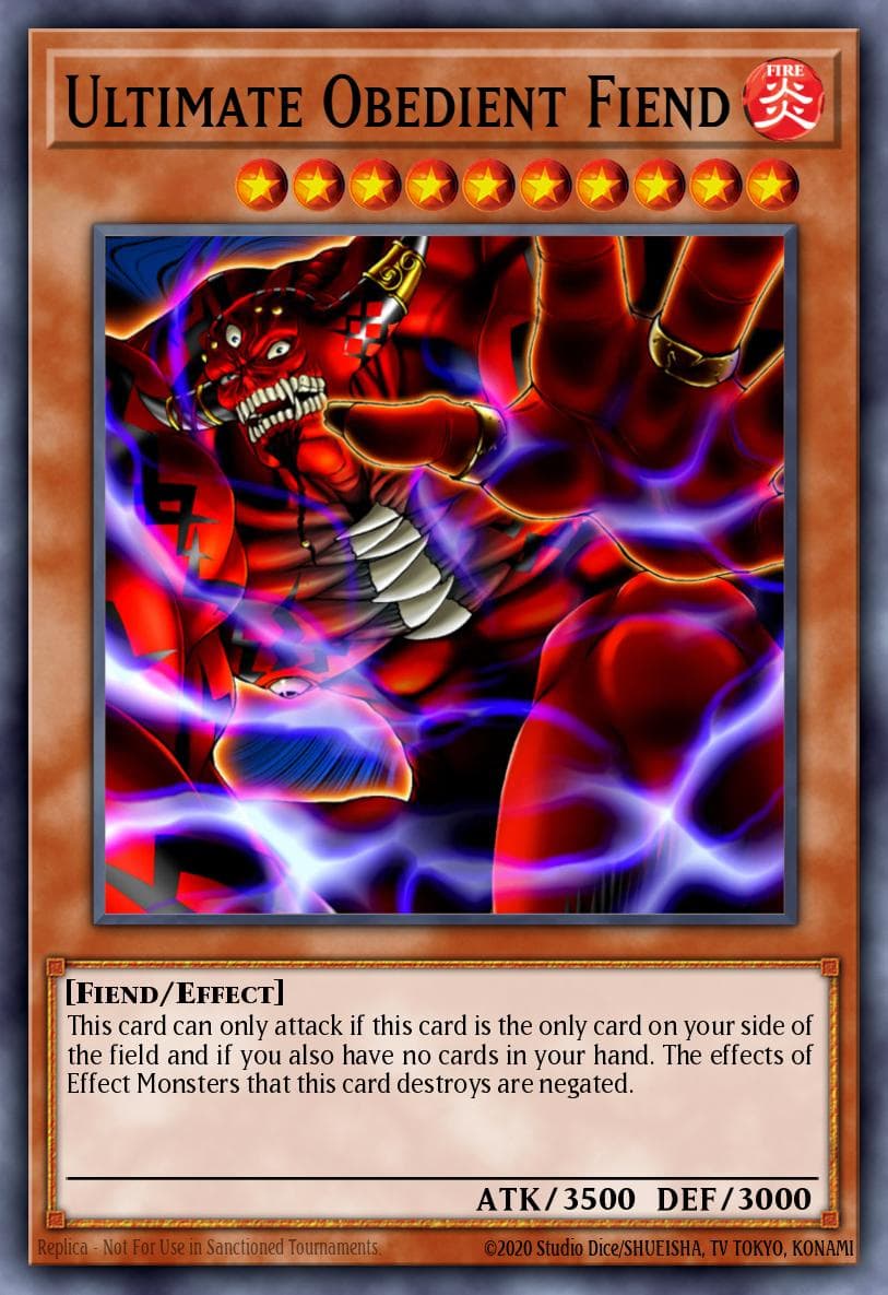 Ultimate Obedient Fiend 2003 Yu-Gi-Oh! Magician's Force