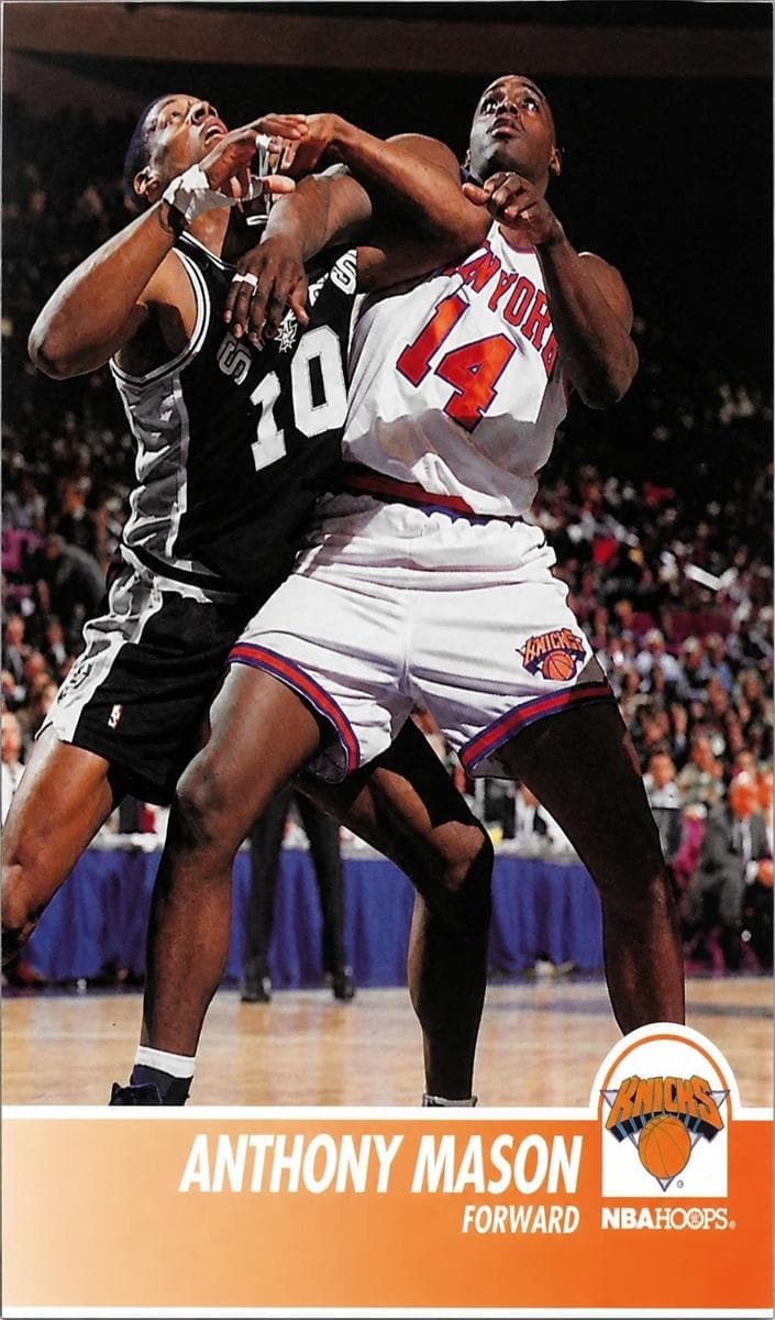 Anthony Mason 1994 panini Hoops