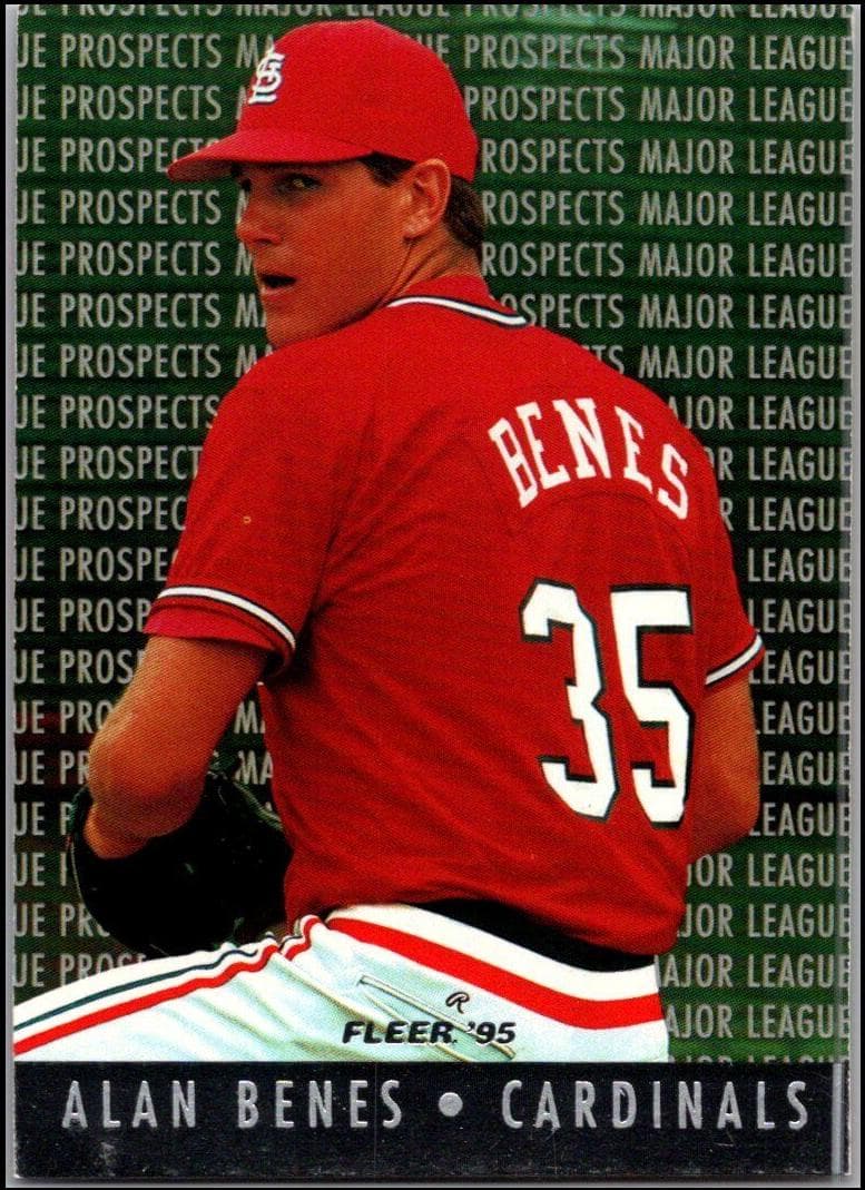 Alan Benes 1995 fleer Fleer