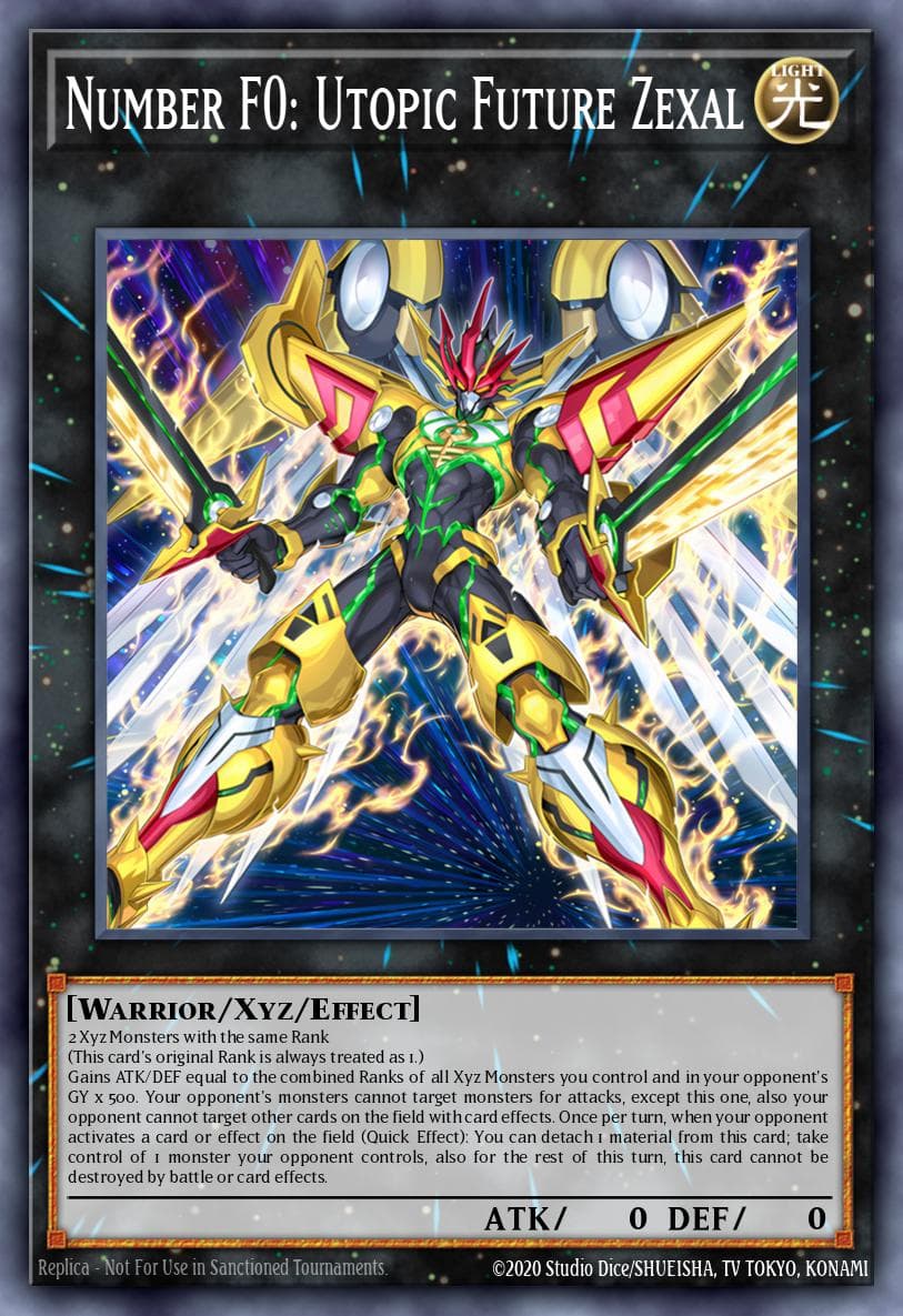 Number F0: Utopic Future Zexal #DUAD-EN042