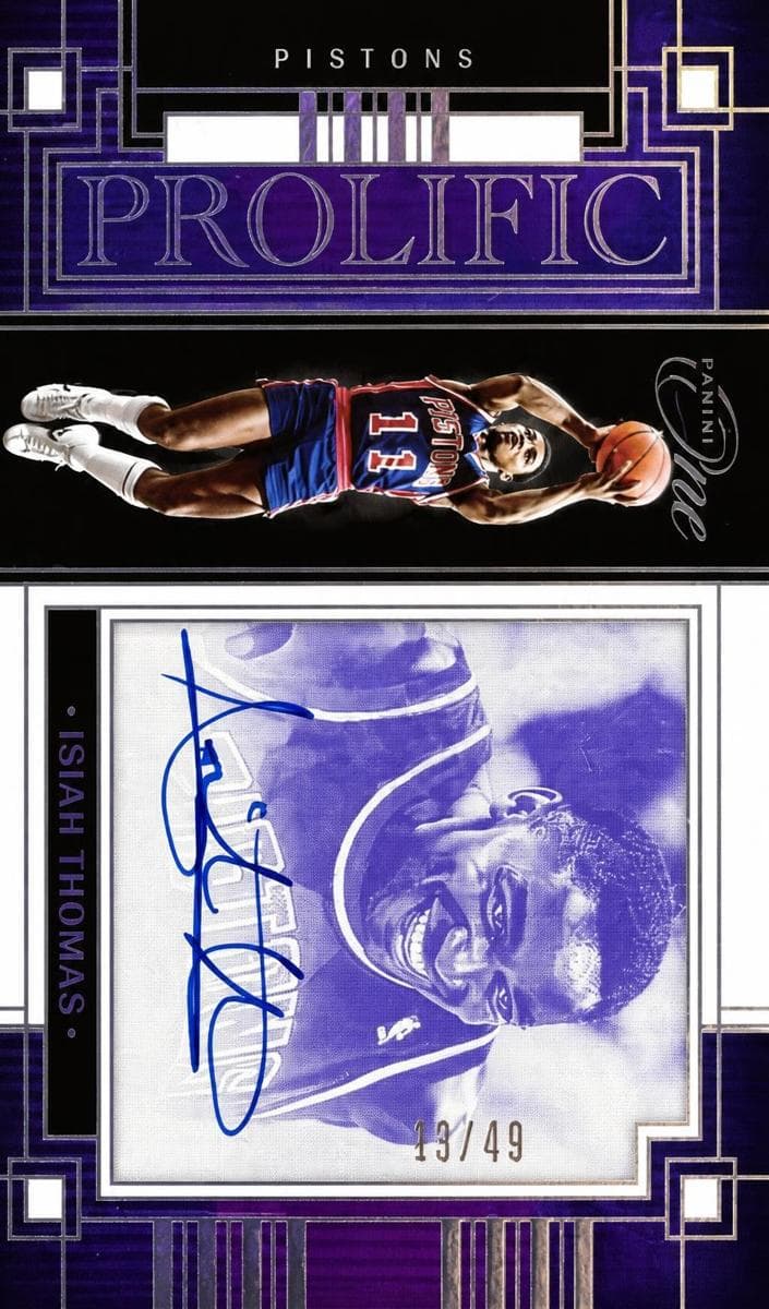 Isiah Thomas 2023 panini One And One