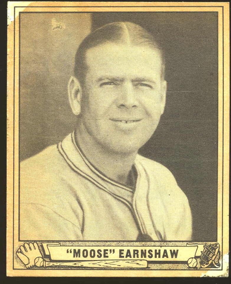 Moose Earnshaw 1940 unknown Play Ball