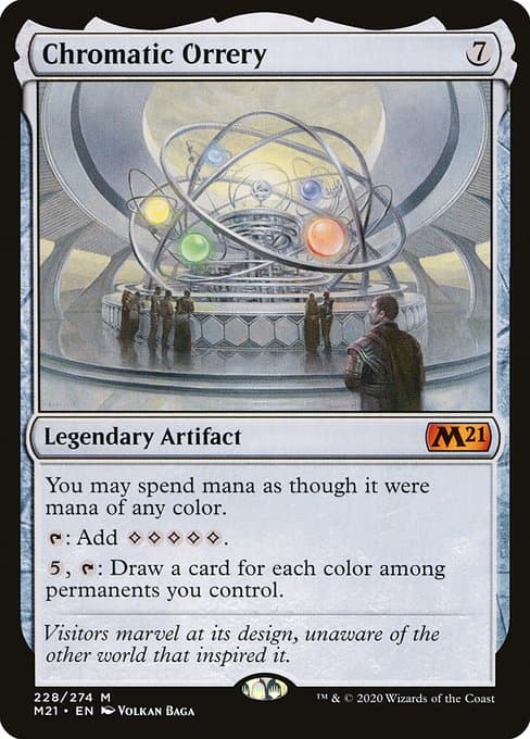 Chromatic Orrery 2020 Magic: The Gathering Core Set 2021 Foil