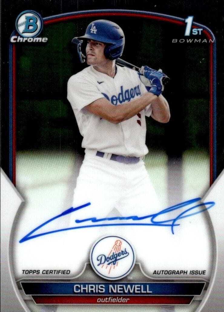 Chris Newell trading card