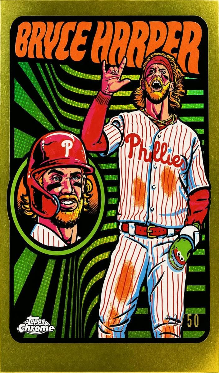 Bryce Harper 2024 topps Topps Chrome