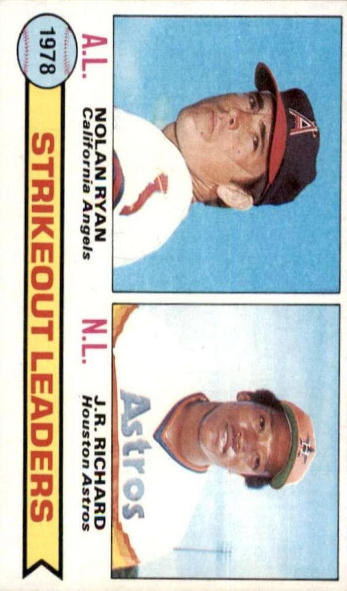 1978 Strikeout Leaders (Nolan Ryan / J.R. Richard) #6