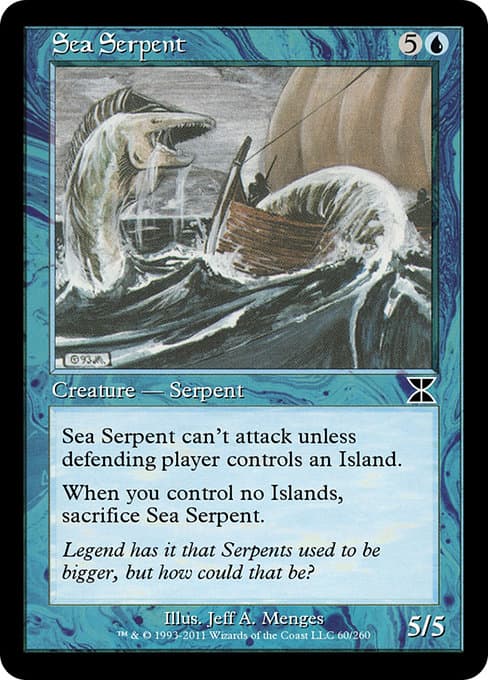 Sea Serpent 1994 Magic: The Gathering