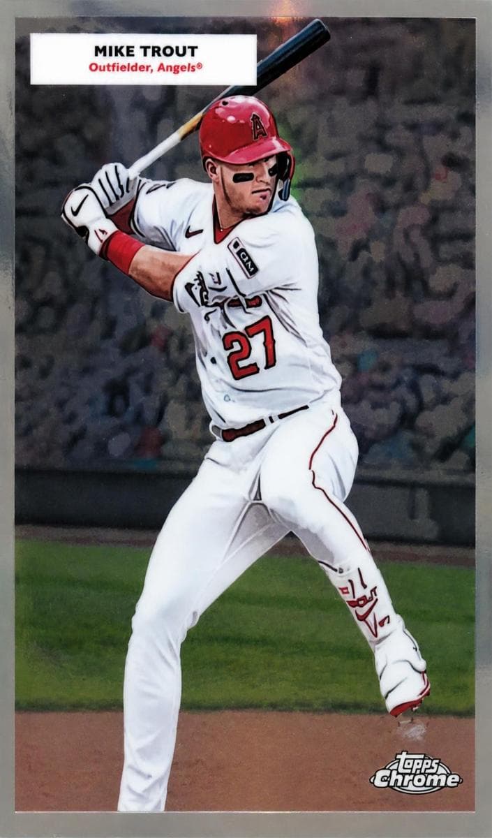 Mike Trout / Nolan Ryan trading card