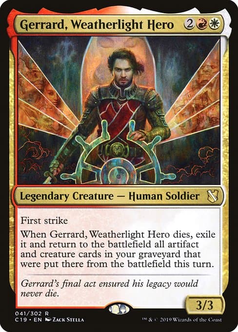 Gerrard, Weatherlight Hero 2019 Magic: The Gathering