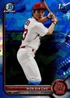 Won-Bin Cho 2022 bowman Bowman Chrome Sapphire Edition