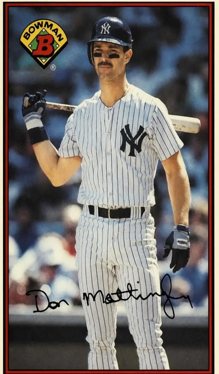 Don Mattingly 1989 bowman Bowman