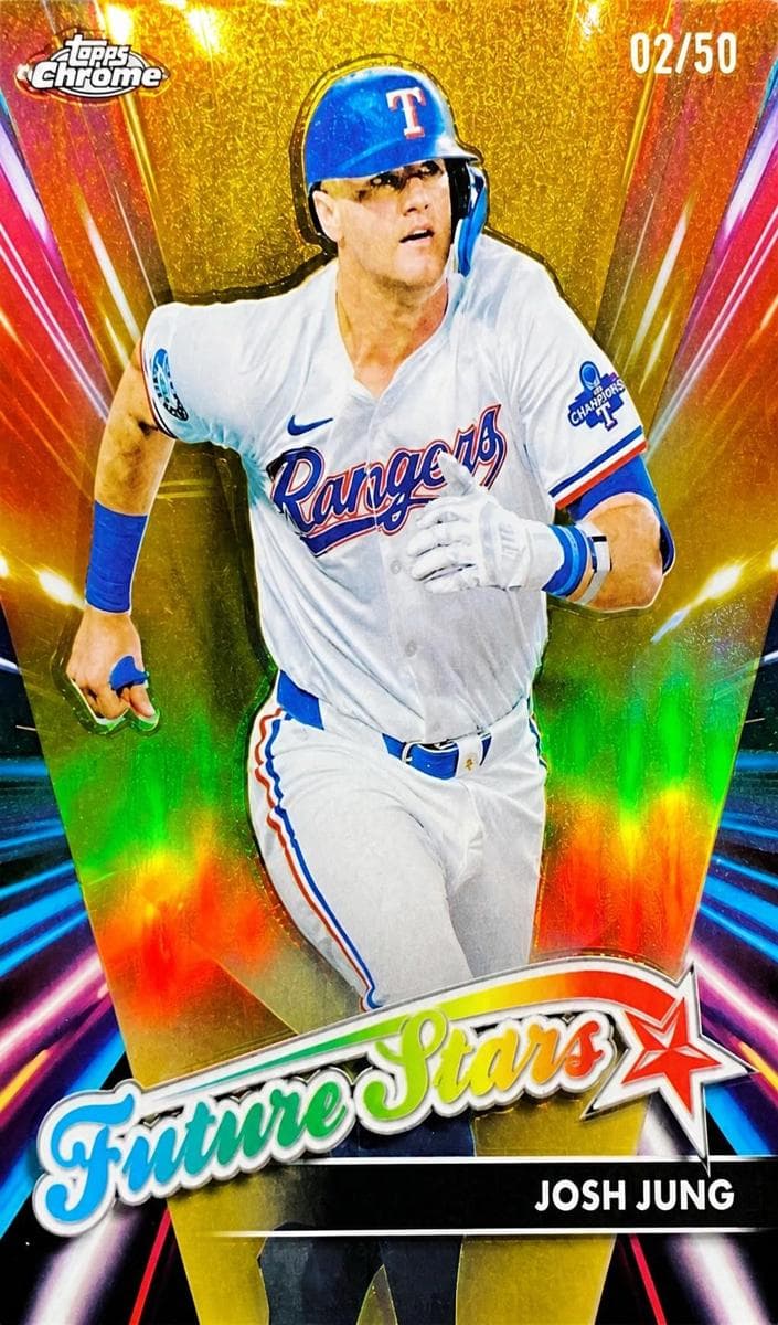 Josh Jung 2024 topps Topps Chrome Update