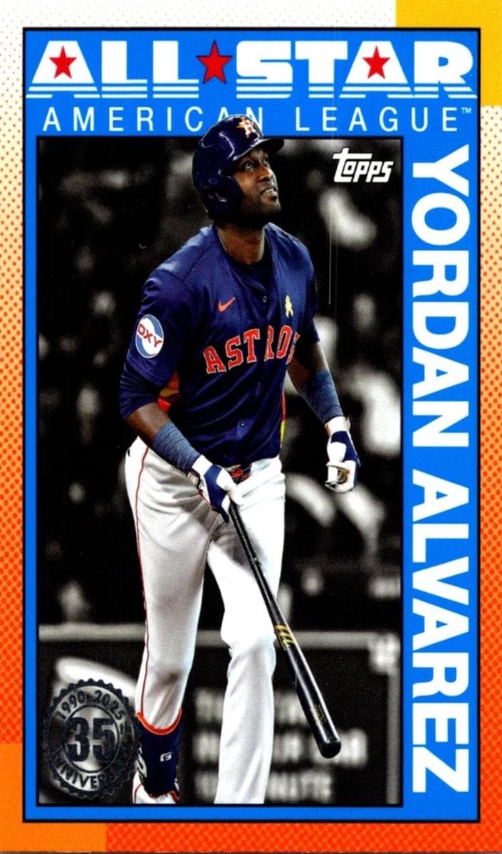 Yordan Alvarez 2025 topps Topps
