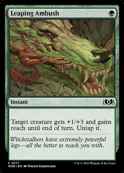 Leaping Ambush 2023 Magic: The Gathering Wilds of Eldraine