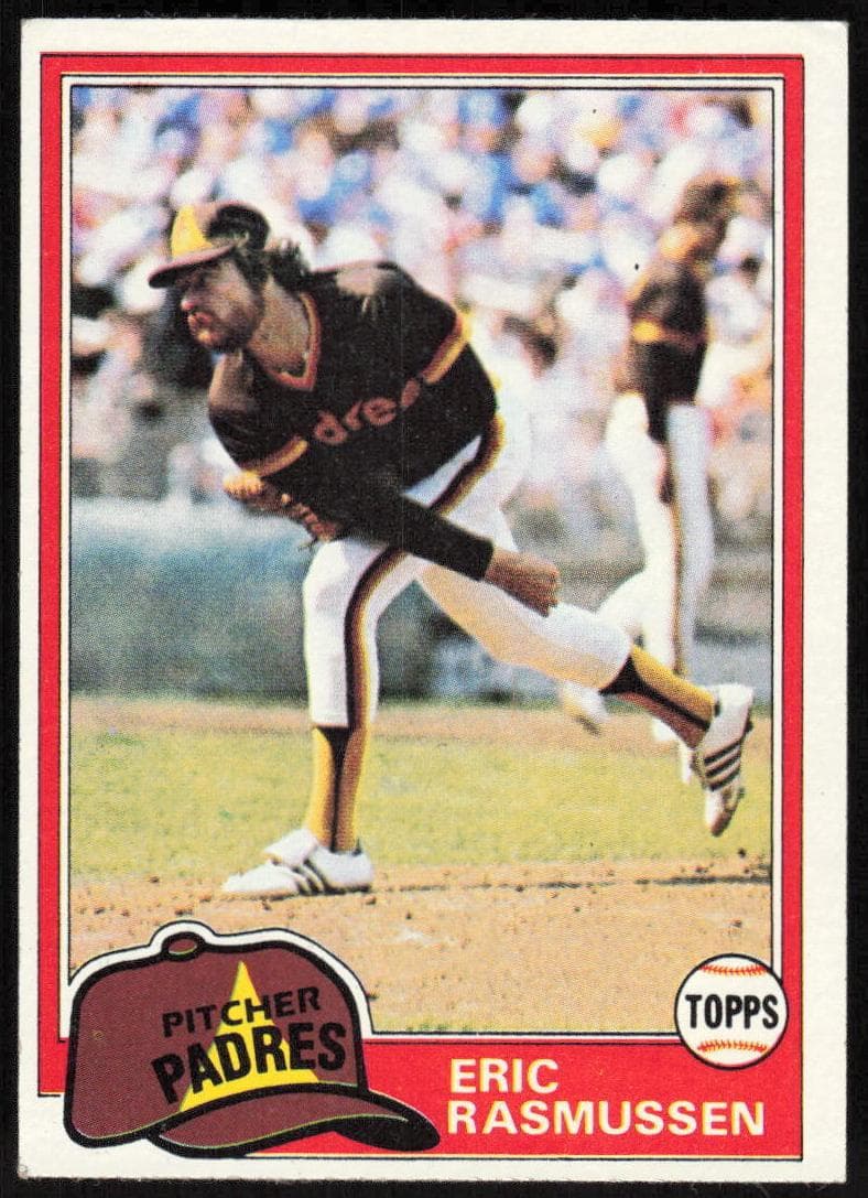 Eric Rasmussen 1981 topps Topps