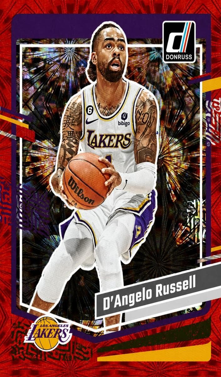 D'Angelo Russell 2023 panini Donruss