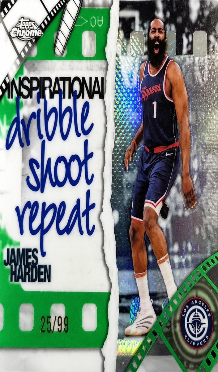 James Harden 2025 topps Topps Chrome
