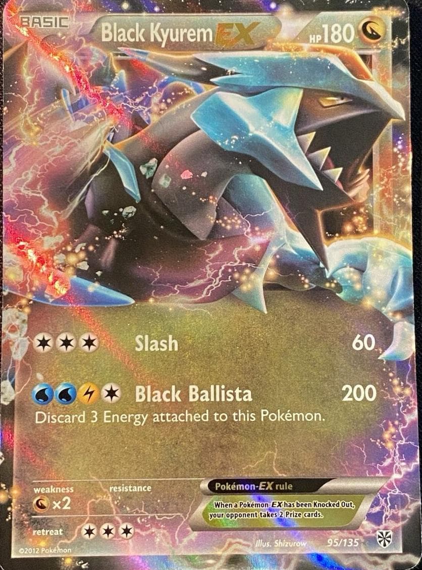 Black Kyurem ex trading card