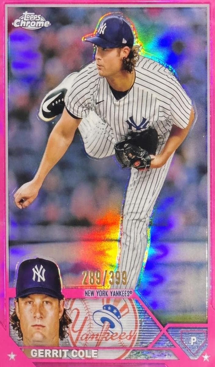 Gerrit Cole 2023 topps Topps Chrome