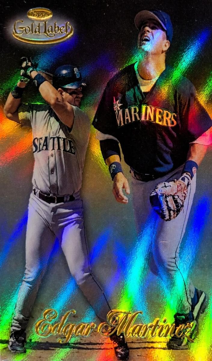 Edgar Martinez 1998 topps Topps Gold Label